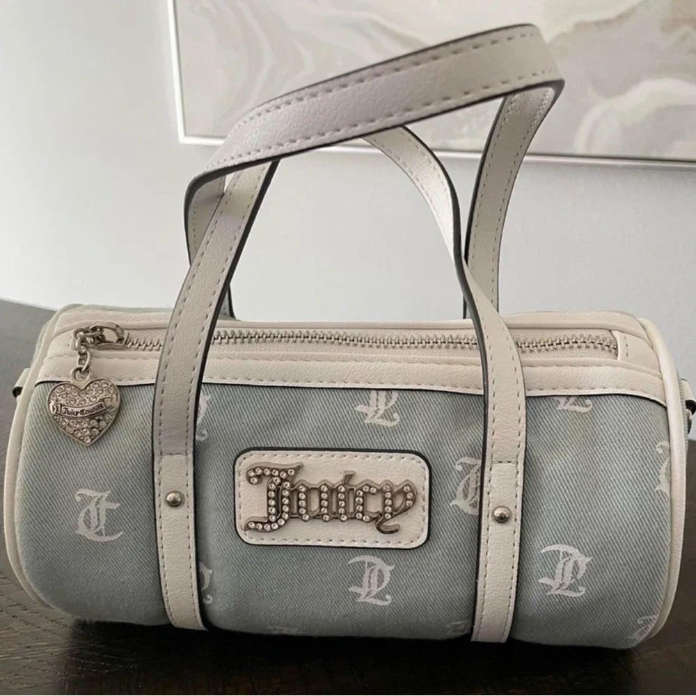 Juicy Couture Matching Duffel & Barrel Bag Set |Premium Free Gift Included - Picture 2 of 16